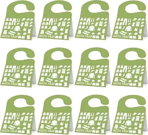 2-in-1 Clothing & Pantry Moth Glue Traps (12 Packs) Pantry Moth Killer for House - Picture 1 of 7
