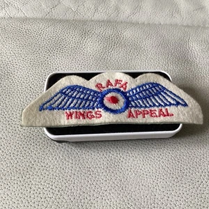 Insignia de fieltro RAFA Wings Appeal años 1970/80 - Imagen 1 de 3