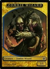 Zombie Wizard Token Alara Reborn Light Play MTG Magic DNA GAMES