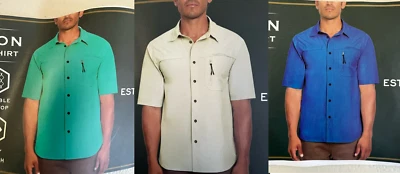 G.H. Bass & Co. Men's Excursion Performance Woven Short Sleeve Shirt - Image 1 of 4