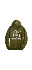 Star Wars The Mandalorian Give Me Some Space Grogu Hoodie Men’s Size 2XLT - Picture 1 of 3