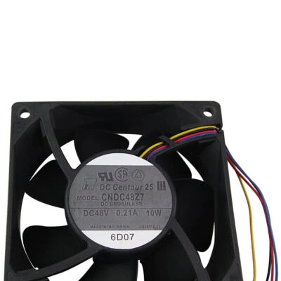 4-wire Cooling Fan 48V 10W 0.21A 3200 RPM CNDC48Z7 PM-X1 - Image 1 of 4