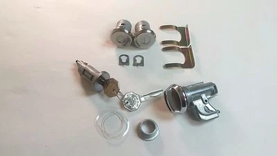 Juego de cilindros de bloqueo Chevy El Camino 1968 68 puerta de encendido guantera llaves Chevrolet Foto 1 de 4