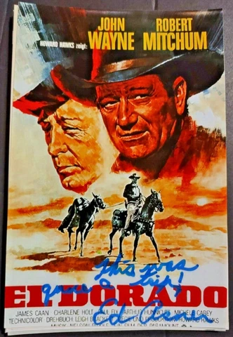 ED ASNER R.I.P EL DORADO MOVIE & TV ICON SIGNED AUTOGRAPHED 4X6 PHOTO JOHN WAYNE Cover
