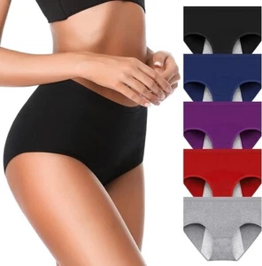 OLIKEME Womens High Waisted Panties,Soft Postpartum Underwear Women Briefs,Ladie - Picture 1 of 7
