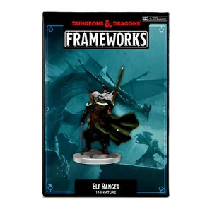 WizKids (WZK-75009) D&D Frameworks: Elf Ranger Male - Unpainted and Unassembled - Picture 1 of 9