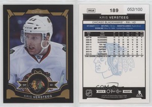 2015-16 O-Pee-Chee Rainbow Foil Black /100 Kris Versteeg #189