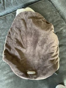 Jj Cole Bundle Me Brown Fleece Car Seat Cover - Picture 1 of 3