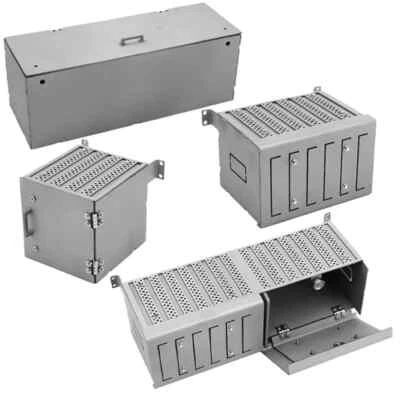 Metall Werkzeugkasten Batteriekasten Für 1/14 Tamiya RC LKW Scania Volvo Auto - Bild 1 von 4