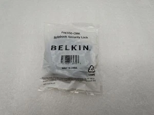 NEW Belkin F8E550-CMK Notebook Security Lock Master-Keyed + Steel Cable Kit Bag - Picture 1 of 5