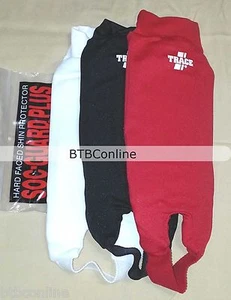 SOC-GUARD PLUS TRACE Steigbügel Hard Fußball Schienbeinschoner XS M rot weiß - Bild 1 von 5