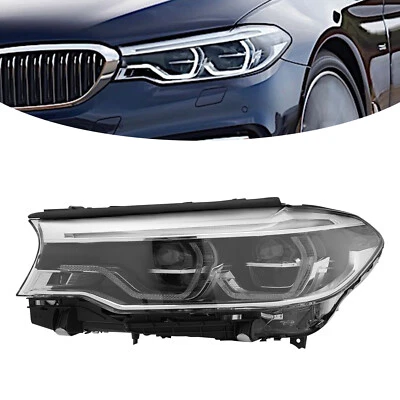 Left Side Full LED Headlight Headlamp for 2017-2020 BMW 5 M5 G30 G31 540i 550 - Image 1 of 4