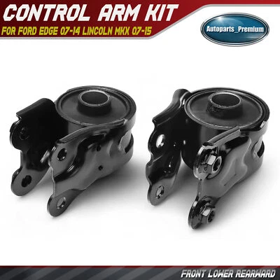 2x Buje de brazo de control de suspensión delantera inferior trasera para Ford Edge Lincoln MKX Foto 1 de 4