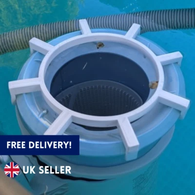 Swimming Pool Skimmer Cover Protector Intex Bestway Leaf Guard Summerwaves UK - Image 1 of 3