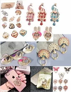 lot 10 Ring bling Holder Mix Style Cell Phone Fashion for iphone samsung MOTO - Picture 1 of 8