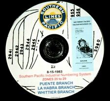 Southern Pacific RR 1983 Punte-LaHabra-Whittier Branches SPINS  PDF pages on DVD