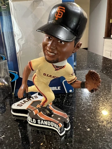 San Francisco Giants Pablo Sandoval rare 2013 Action bobblehead Pennant Base Cover