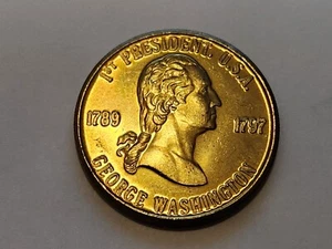 George Washington 1st President Coin, Medal, Token 30mm - Picture 1 of 2
