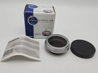 Convertidor macro Olympus MCON-P01 con adaptador MA-P01 y tapas para bolígrafo Olympus m4/3 Foto 1 de 4