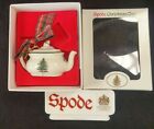 Spode Christmas Tree Miniature Ornament Teapot