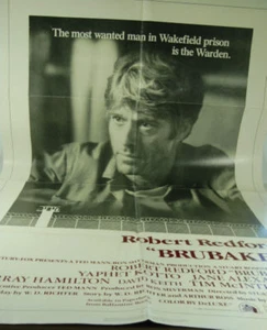 Movie Poster BRUBAKER Robert Redford Jane Alexander '80 - Picture 1 of 1