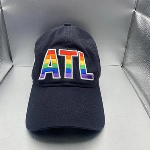 Atlanta Braves New Era 9 veinte sombrero arco iris ATL orgullo gorra de béisbol rara - Imagen 1 de 11