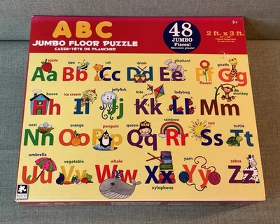 Numbers 48pc Jumbo Floor Puzzle Jigsaw 2' X 3'  Educational- Kids 3+ Complete - Image 1 of 4