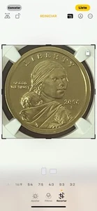 2000 S Sacagawea Dollar $1 NGC PF69 Ultra Cameo Portrait Label - Picture 1 of 3