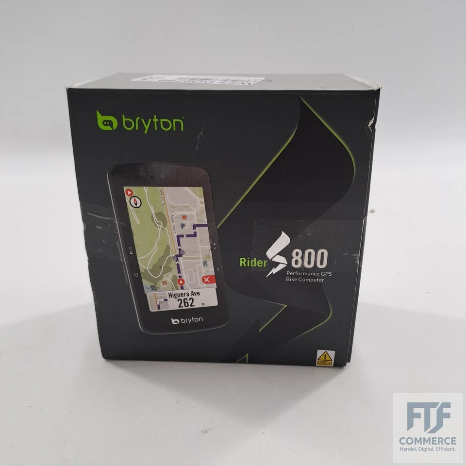 Bryton Rider S800T Einheitsgröße Bundle mit Herz, Tritt- und Geschwindkeitssenso - Bild 1 von 4