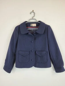 Boutique by Jaeger Wool Blazer Navy Blue ~ Size Uk 10 Exc Con  - Picture 1 of 11