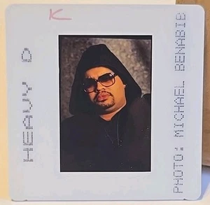 Heavy D, Color 35mm Press Photo Publicity Slide, Geffen MCA, 90's R&B Rap, Boyz - Picture 1 of 2