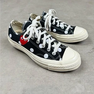Converse COMME DES GARÇONS X CHUCK TAYLOR All Star Polka Dot Heart Sneakers - Picture 1 of 6