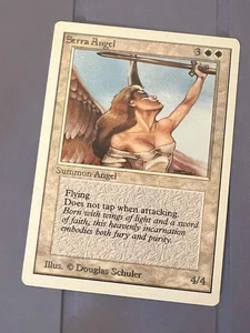 Magic the Gathering MTG Unlimited Serra Angel NM  (Beta Bob) - Picture 1 of 2
