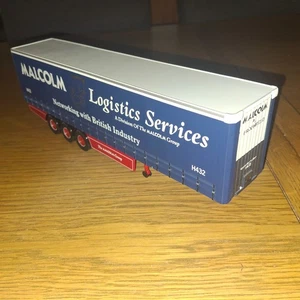 CORGI 1:50(FROM SET CC99174)CURTAINSIDE TRAILER"MALCOLM LOGISTICS"H432  MINT - Picture 1 of 3
