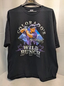 Colorado Rockies Matt Holliday t-shirt -Sz XXL- Wild Bunch  (Box22) - Picture 1 of 8