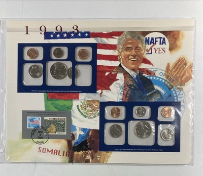 1993 US Mint Sets with Stamps and Story Card. - Image 1 of 4