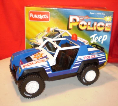 GI JOE FUNSKOOL ESCUADRÓN DE RESCATE JEEP VARIANTE VAMP + CAJA ARAH INDIA SUPER POLICÍA RARO * Foto 1 de 4