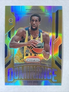 EKPE UDOH 2024-25 Panini Prizm EuroLeague Dominance #5 GOLD Prizm #04/10 - Picture 1 of 2