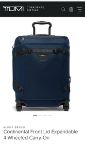 Continental Front Lid Expandable 4 Wheeled Carry-On NWT - Picture 1 of 13