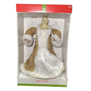 Target Angel Tree Topper Gold White Gown Dove Xmas Holiday Decoration 12" NIB - Picture 1 of 7