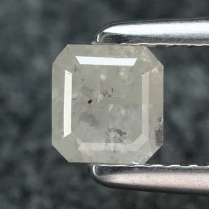 1.09Ct Rare! 100% Natural No Treated I-1 Superb Octagan Fancy Faint Pink Diamond - Picture 1 of 5