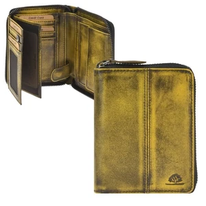 Greenburry RFID Portefeuille Zip Femme Portefeuille 10 Cartes - Photo 1/9