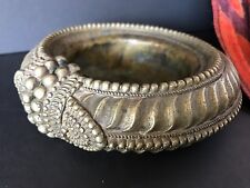 Old North India Silver Plated Bracelet / Change Bowl / Ashtray  …beautiful detai