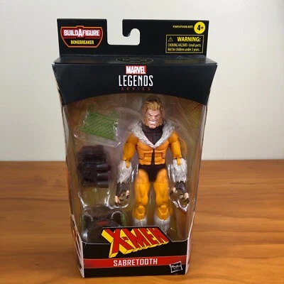 Marvel Legends Series X-Men Sabretooth Action Figure with Bonebreaker BAF Hasbro - Image 1 of 4