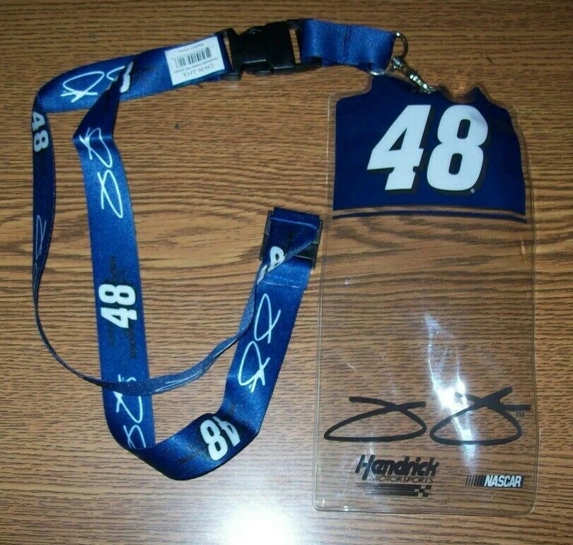 JIMMIE JOHNSON #48 LANYARD KEYCHAIN & CREDENTIAL HOLDER - Image 1 of 1