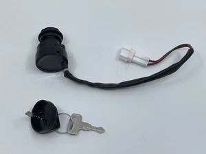 IGNITION SWITCH BARREL FITS Yamaha GRIZZLY 125 350 2 WIRE FITTING 2 KEYS - Picture 1 of 5