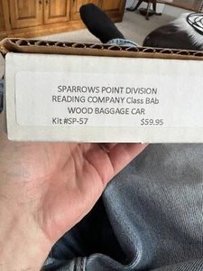 Sparrows Point Division Reading Company Class Ban Baggage Car Kit #SP-57 - Picture 1 of 3