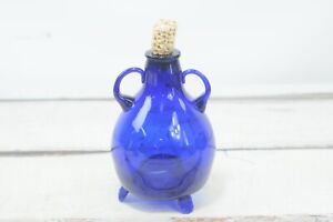 Antique/Vintage Cobalt Blue Glass Fly Bee Bug Catcher From Romania Corn Cobb