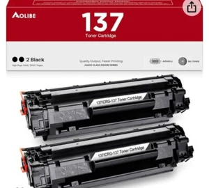 Tóner negro compatible con Aolibe Canon 137 CRG137 - Imagen 1 de 4