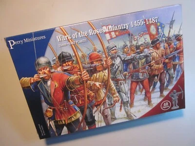 Perry Miniatures WR01 - War of the Roses Infantry 1455-1487 - 28mm PLASTIC SET - Image 1 of 4